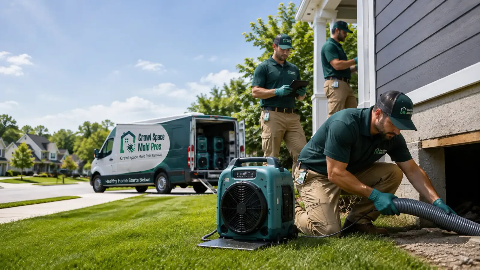 Crawl Space Mold Removal in Pawling, NY